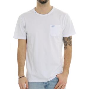 T-SHIRT TASCHINO SUN68 BIANCO